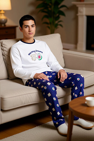 PayBuy Σετ πιτζάμες από βαμβάκι Avocado and Toast με τύπωμα Γυναικεία Λειτουργική Ανθεκτική Ποιότητα Αισθητική