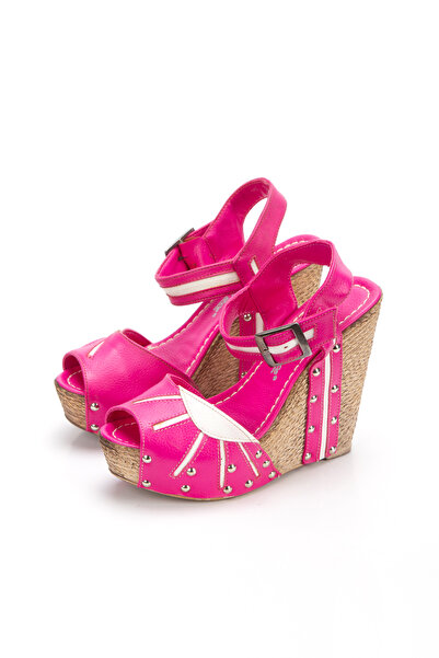 DARUGA Women's High Wedge Heeled Open Back Evening Dress Shoes