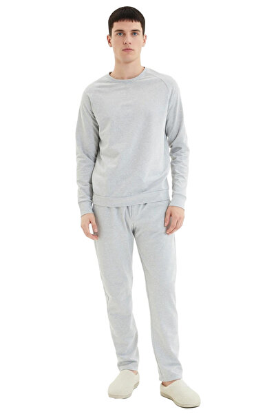 PayBuy Ανδρικό σετ πιτζάμες με λαιμόκοψη με μανίκια Raglan Λειτουργικό, ανθεκτικό, ποιοτικό, άνετο και casual