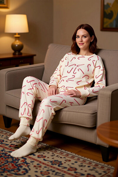 PayBuy Γυναικείο σετ πιτζάμες από βαμβακερό χριστουγεννιάτικο θέμα, λειτουργι...