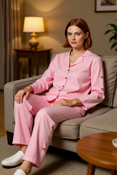 PayBuy Ženska pidžama sa detaljnim mašnama Viskoza Funkcionalna, izdržljiva, ...