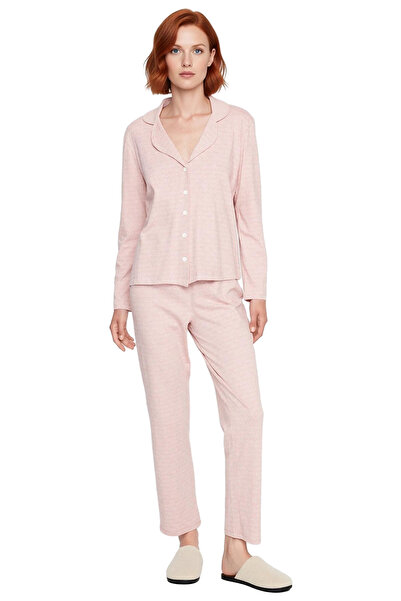 PayBuy Women's Ethnic Patterned Shirt Collar Pajama Set Functional Durable Quality Comfortable Sports