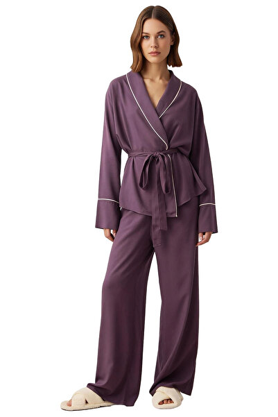 PayBuy Women's Viscose Double-Breasted Pajama Set Functional Durable Quality Comfortable Aesthetic Premium