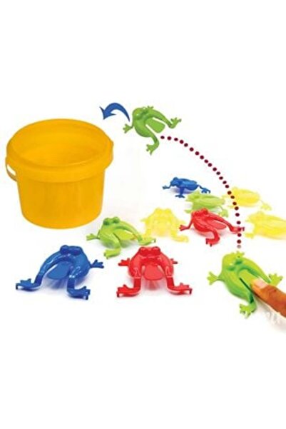 SHOPIENS Jumping Frogs Board Game with Bucket