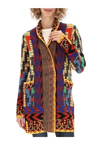 Desigual Cardigan knitted wool-blend Cielo, Multicolor, S