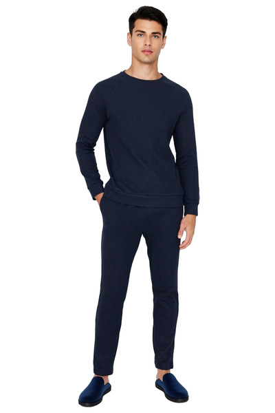 PayBuy Чоловічий комплект піжами з вафельної тканини з V-подібним коміром, світло-хакі, функціональний, міцний, якісний, зручний