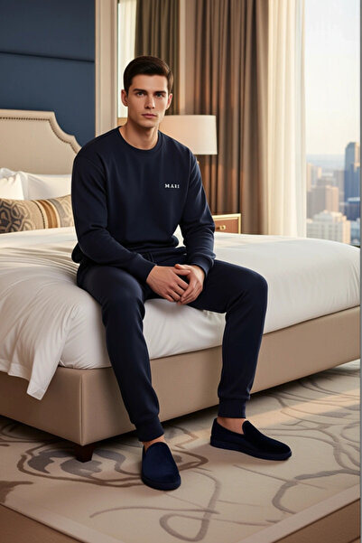 PayBuy Чоловічий вишитий велосипедний комір, світшот і комплект спортивних штанів Функціональний, міцний, сучасний