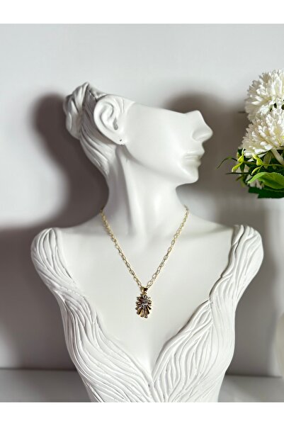 New Meluna Vip Steel Zircon Stone Fringe Model Necklace (50+5 cm)