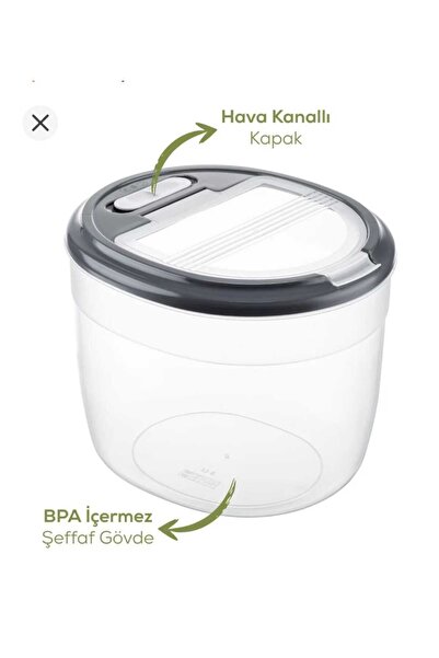 ÇEÇEN HOME 8 L Large Size Plastic Storage Container (with Air Channel Lid)