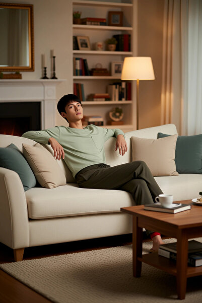 PayBuy Ανδρικό σετ πιτζάμες με λαιμόκοψη με λεπτομέρεια τσέπης Λειτουργικό, ανθεκτικό, ποιοτικό, άνετο αθλητικό