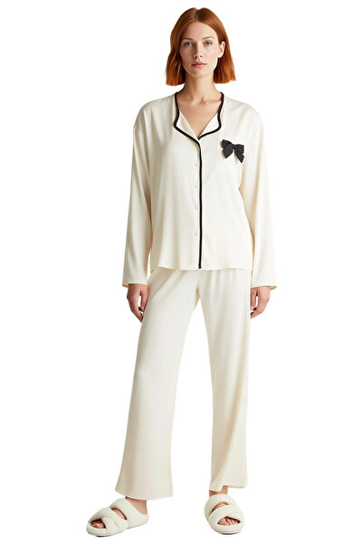 PayBuy Γυναικείο σετ πιτζάμες από βισκόζη υφαντό πουκάμισο και παντελόνι Λειτουργικό ανθεκτικό και μοντέρνο