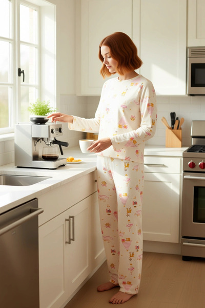 PayBuy Γυναικείο Σετ Πιτζάμες με Χριστουγεννιάτικο Θέμα Ειδικής Κατασκευής Λειτουργικό Ανθεκτικό Ποιοτικό Άνετο Αθλητικό