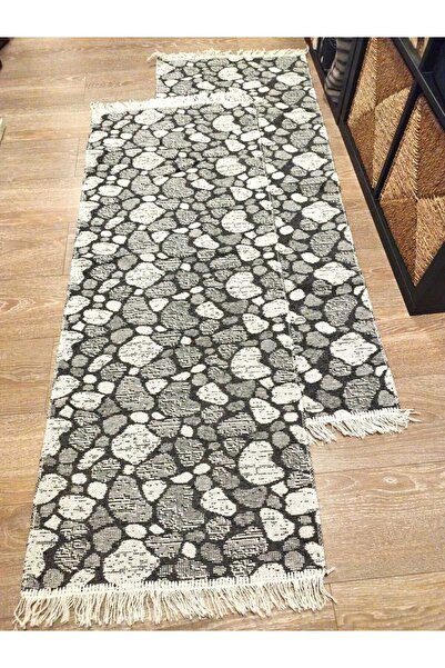 OEM 1+1 Rugs, size 60 x 150 cm, gray, Geometric 2 model