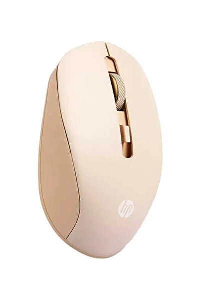 HP S1000 Plus Kablosuz Bluetooth Mouse Çift Modlu Kompakt Sessiz 2,4ghz+BT5.0 Altın| Ramwhite Garantili