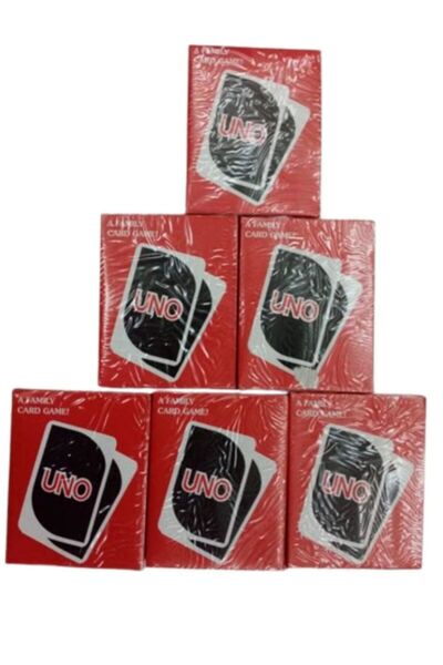 Uno Family Card Game - 6 Pieces