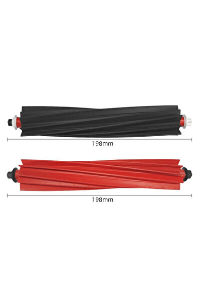 ROPALDE Roborock Qrevo Master Robot Vacuum Cleaner Compatible 1 Set Main Brush Kit - 2 Pcs Mop Cloth Spare Parts Set