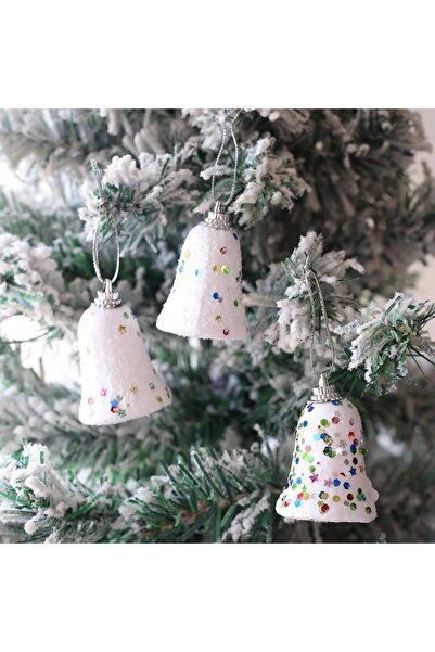 OKAVANGO Ornament pentru bradul de Crăciun, cu model de Crăciun, fulgi de zăp...