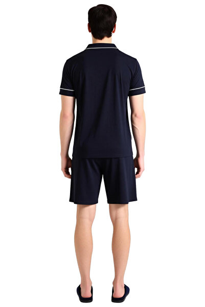 PayBuy Ανδρικό σετ πιτζάμες με κοντό μανίκι με λαιμόκοψη, λειτουργικό, ανθεκτικό, ποιοτικό, άνετο και casual