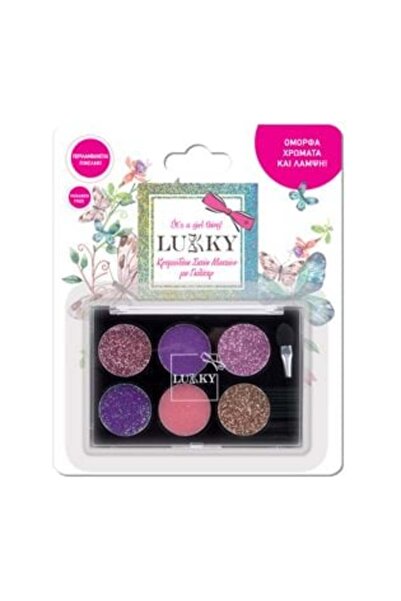 SHOPIENS Lucky Eyeshadow Palette 6 Colors with Glitter - Giochi Preziosi