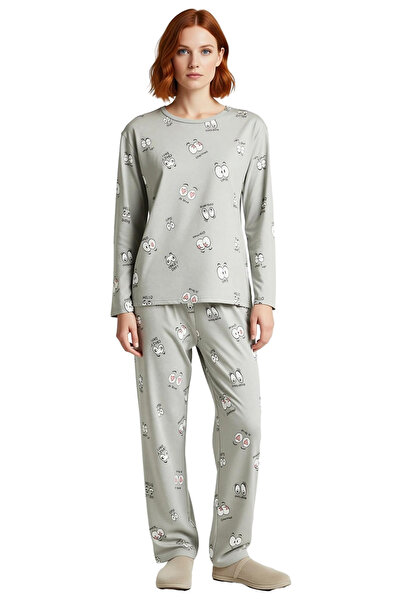 PayBuy Fun Eye Printed Women's Pajama Set Functional Durable Quality Comfortable Aesthetic Stylish