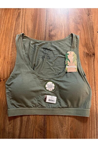 Anıt Women's Comfortable Thick Strap Bustier with Removable Bamboo Pads