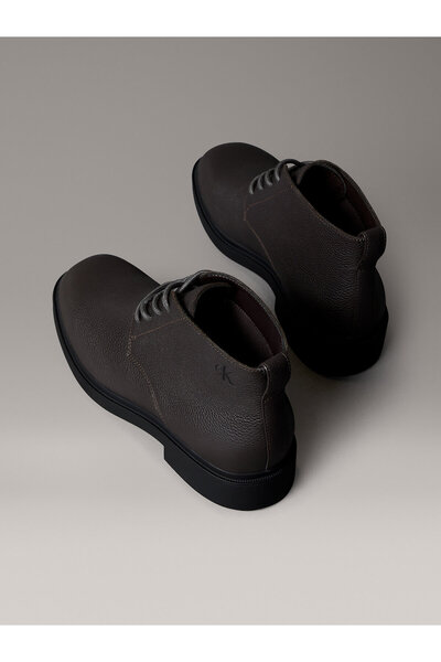 Calvin Klein Leather Airfit ®   Lugged Desert Boots