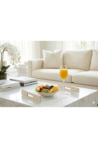 Generic A set of versatile serving trays with an elegant design