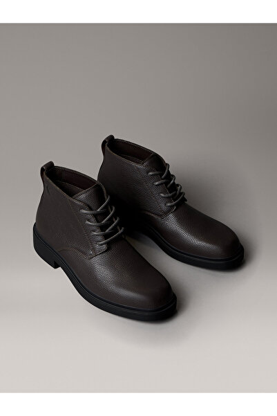 Calvin Klein Leather Airfit ® Lugged Desert Boots