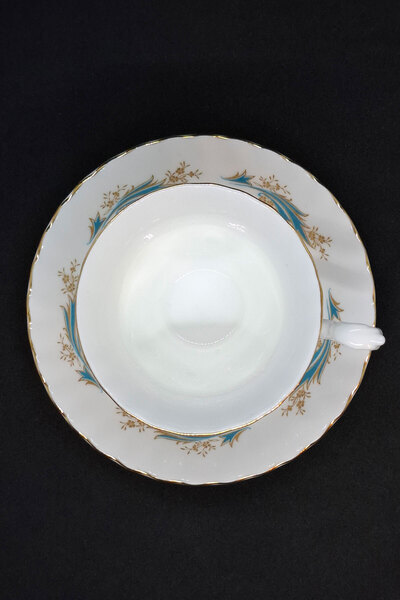 Royal Albert Bone China Blue Wave Antique Porcelain Tea Cup 150 ml