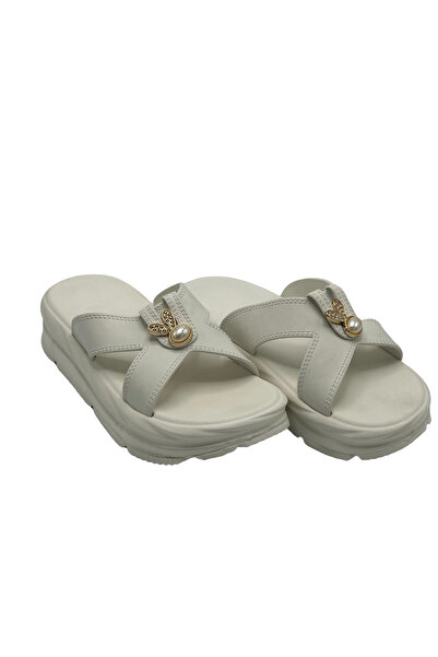 BENGASO Comfortable Everyday Women's Cross-Strapped Rabbit Stuffed Slippers Luxurious, Stylish and Trendy Slippers