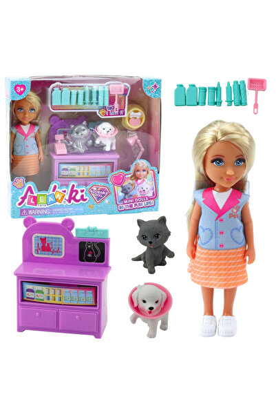 Bebelul Mini vet doll dog and cat treatment accessory set