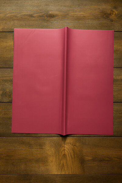 ÇINARASYADAHOME Burgundy 57X57 cm Double-Sided Glossy Wrapping Paper for Gift Packaging and Flower Bouquets 4 Pieces