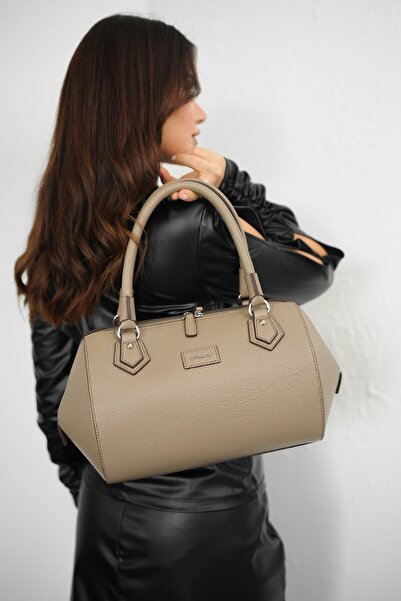 DERKON Genuine Leather Rosely Model Women's Bag