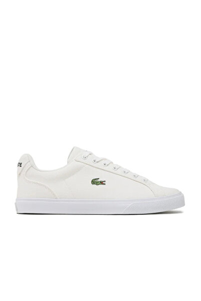 Lacoste Textile Sports Shoes Low White Canvas Cream Sail Canvas