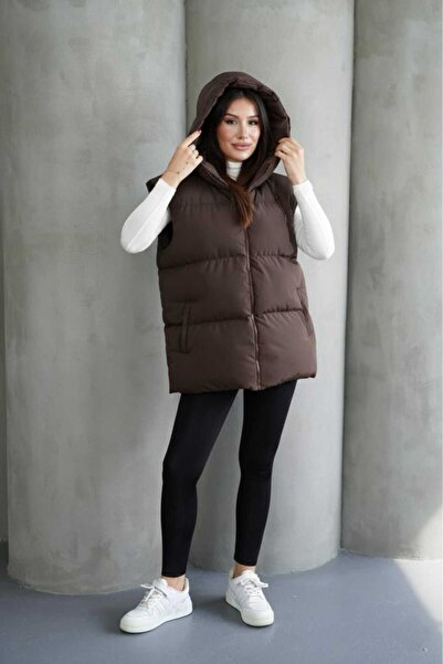 MontClup Women's Puffer Vest Hooded