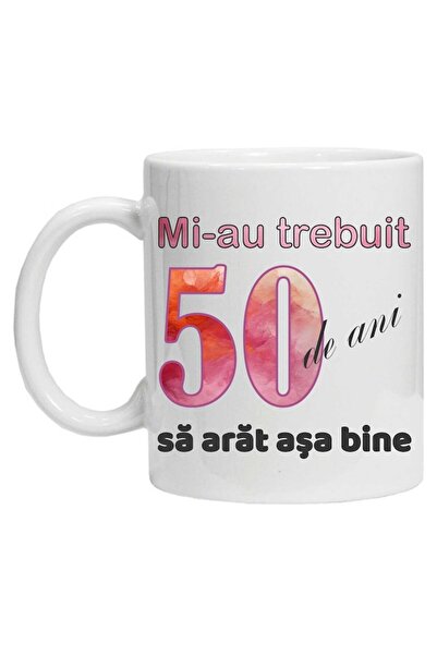 CRD PRINT Personalized ceramic mug 'It took me 50 years to look this good - 2' – 330 ml