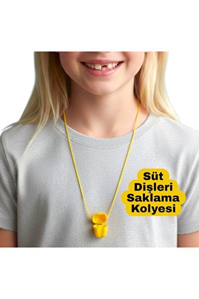 Vulli SÜT DİŞLERİ İÇİN SAKLAMA KUTUSU KOLYE ŞEKLİNDE 1 ADET