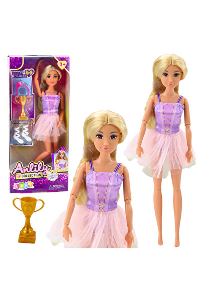 Bebelul Κούκλα Μπαλαρίνα Ανλίλι με κομψό φόρεμα και κινητές αρθρώσεις