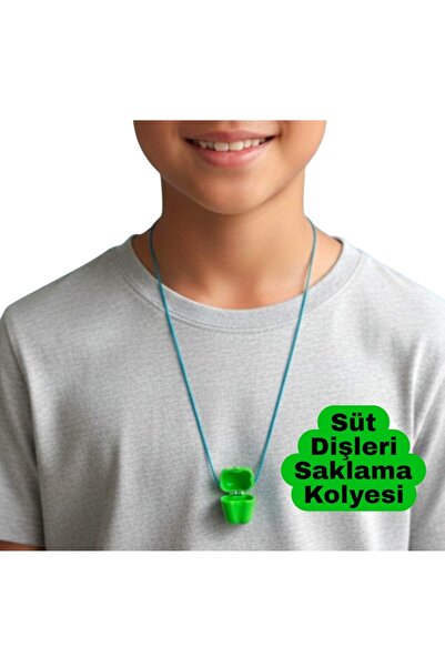 Vulli SÜT DİŞLERİ İÇİN SAKLAMA KUTUSU KOLYE ŞEKLİNDE 1 ADET