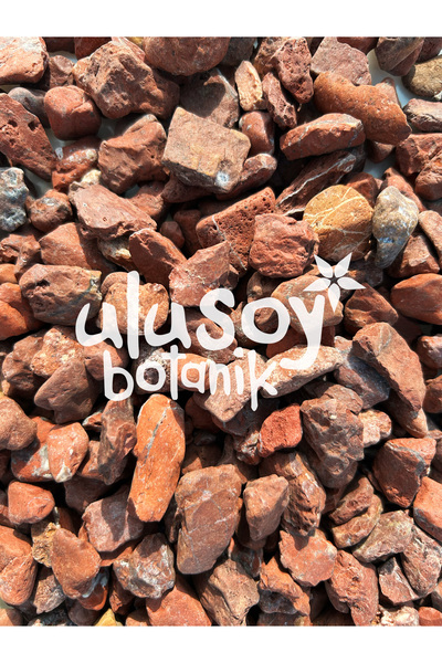 Ulusoy Botanik Redstone / Kırmızı Dolomit / Kırmızı Dekoratif Taş / Bahçe Dek...
