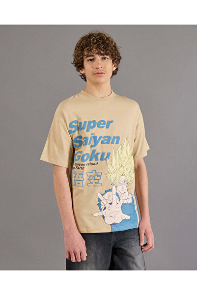 REDTAG تي شيرت بيج مطبوع من قطعة واحدة للأولاد الكبار