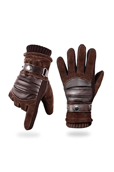 Techsuit Men's Touchscreen Gloves, One Size, Brown, OG101