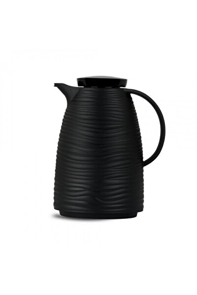 BASURRAH ترمس شاي باصرة أسود مموج 2 لتر