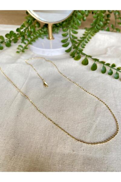 JEWELRY 14K 60 cm Sıralı Mini Kapsül Zincir Kolye