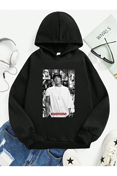 SVART WEAR سويت شيرت للأطفال مطبوع عليه إيمينيم مصنوع من القطن بنسبة 100% مع ...