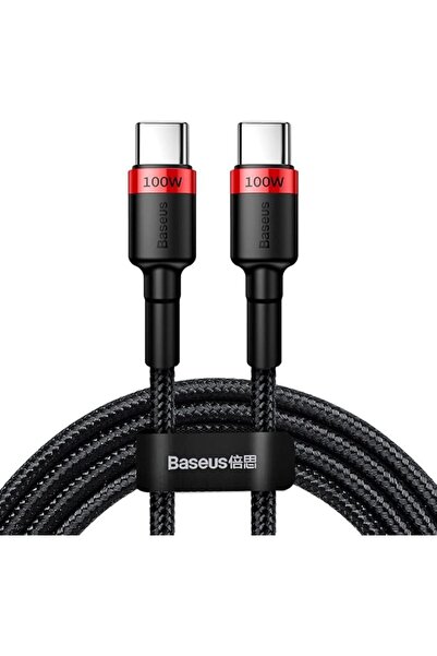 Baseus 100W Braided USB-C to USB-C Fast Charging Cable, 2 m (TAF Series)