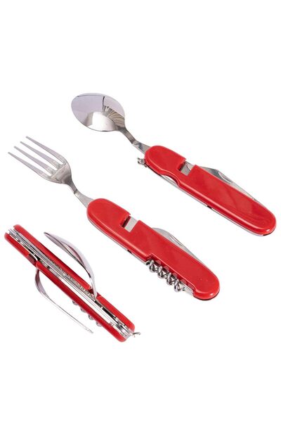 YOKISS Kamp & Piknik Seti – Kaşık‑Çatal Kiti ve Kumanya Çakısı – Taşınabilir ...