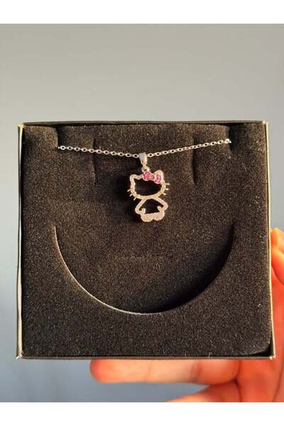 Blok Takı Hello Kitty Kolye