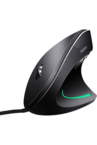 Generic Shoplease Vertical Wired Ergonomic Optical Mouse, 4 DPI (800/1200/2000/3200), USB, 5/6 Buttons