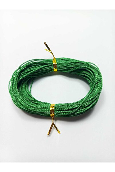 Eskişehir hobi sanat 1 mm 25 Meters Green Color Parachute Cord Macrame Bracelet Necklace Jewelry Design Beading Hair Braiding Cord